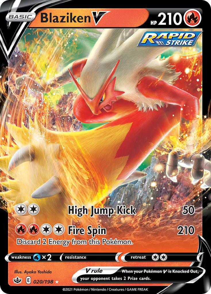 Blaziken V | Chilling Reign 020/198