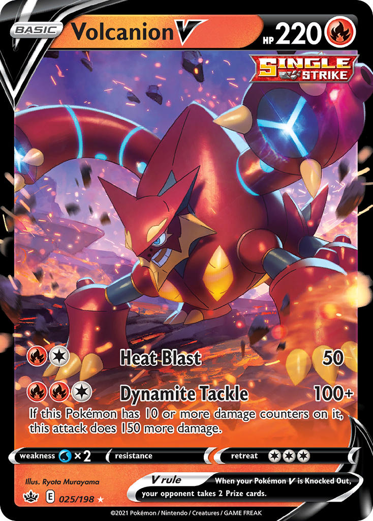 Volcanion V | Chilling Reign 025/198