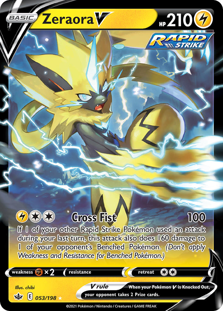 Zeraora V | Chilling Reign 053/198