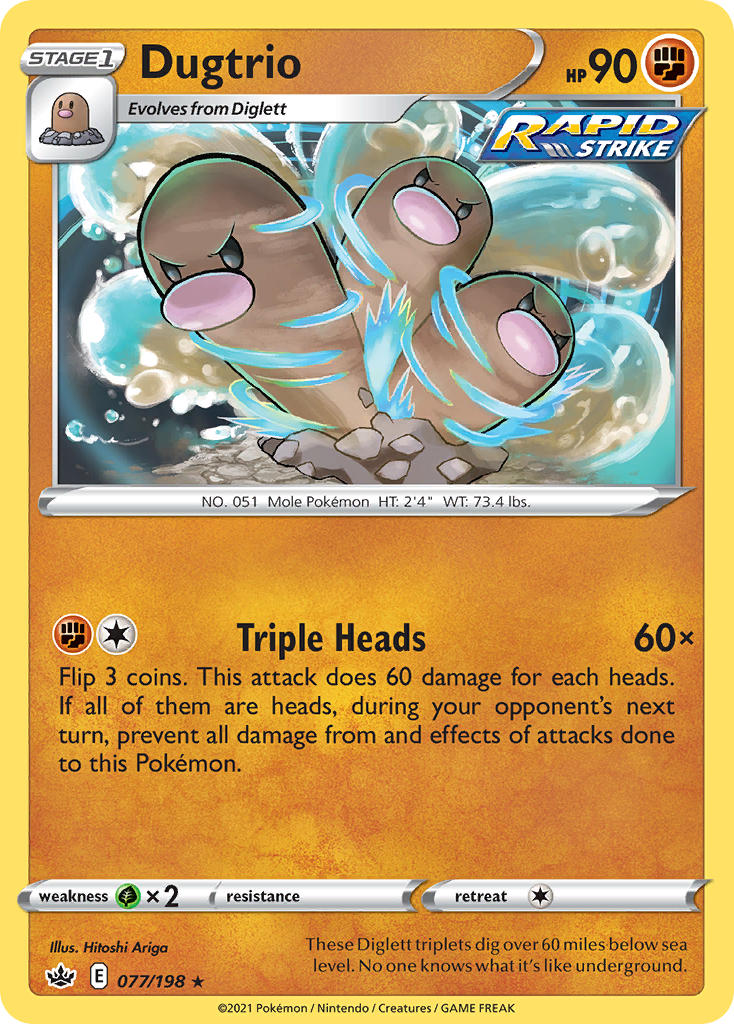 Dugtrio | Chilling Reign 077/198