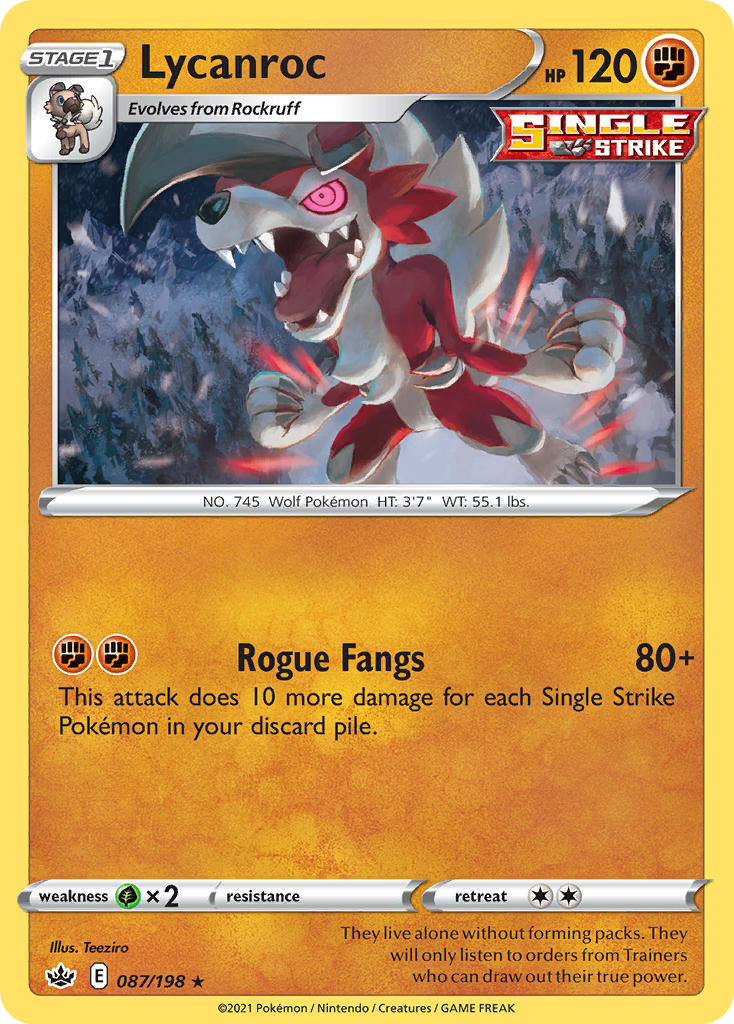 Lycanroc | Chilling Reign 087/198