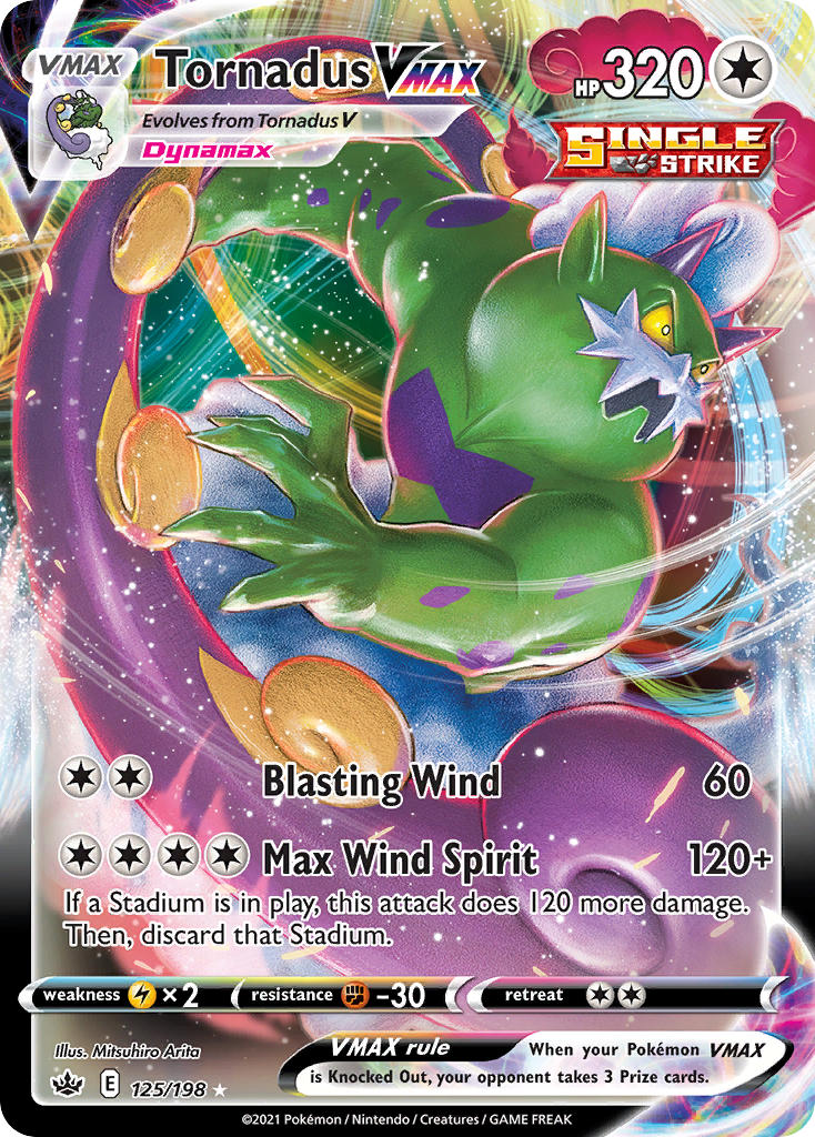 Tornadus VMax | Chilling Reign 125/198