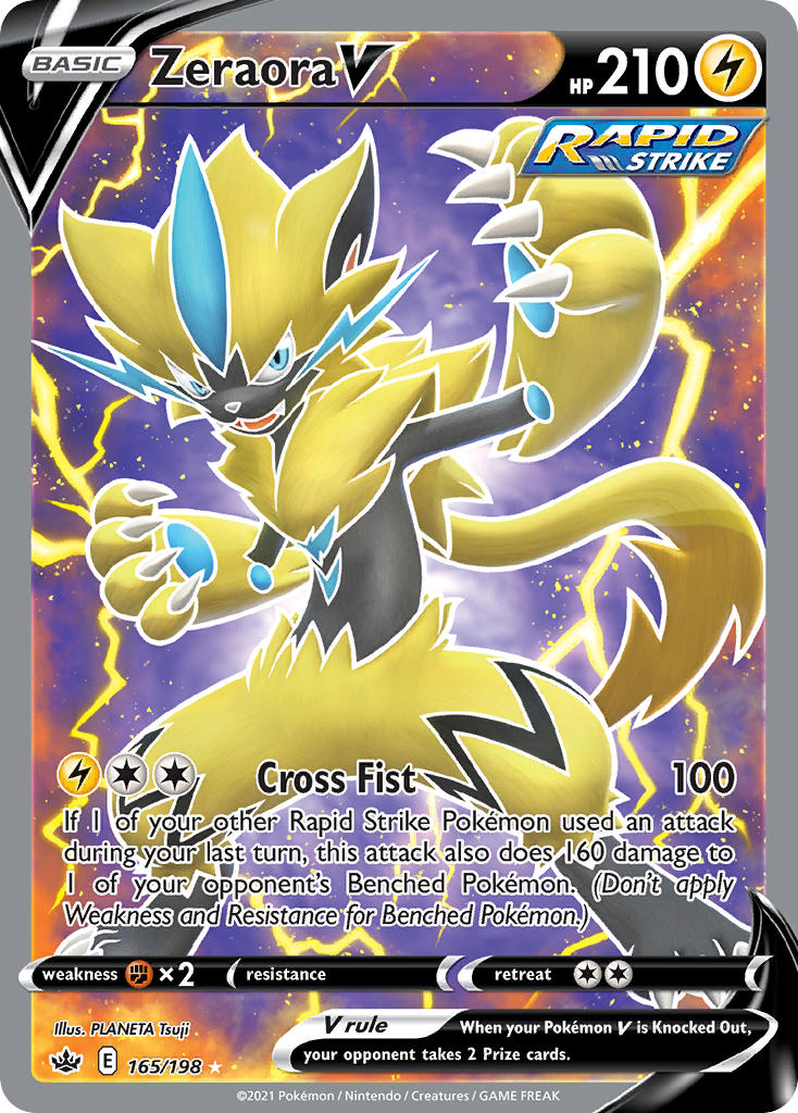 Zeraora V | Chilling Reign 165/198