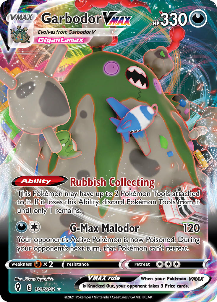 Garbodor VMax | Evolving Skies 101/203
