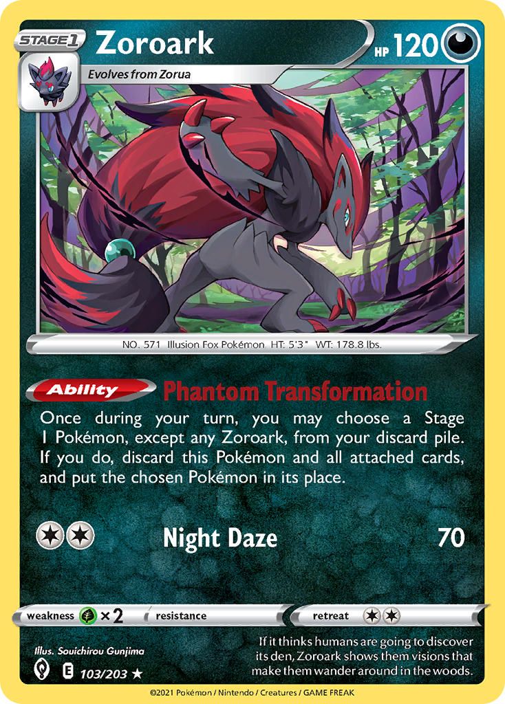 Zoroark | Evolving Skies 103/203