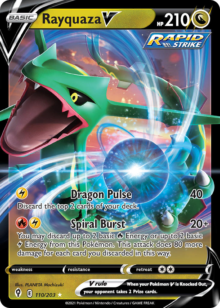 Rayquaza V | Evolving Skies 110/203