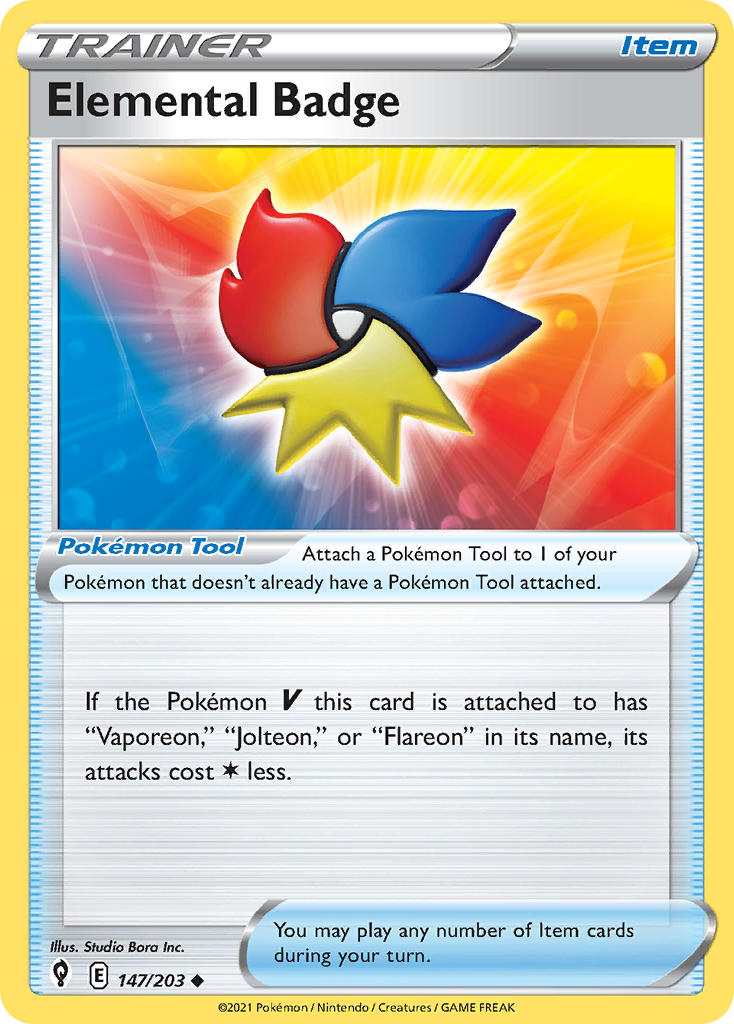 Elemental Badge | Evolving Skies 147/203