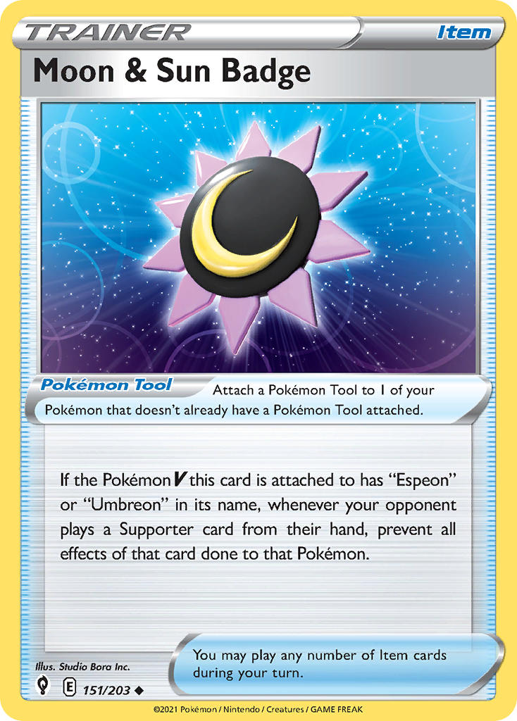 Moon & Sun Badge | Evolving Skies 151/203