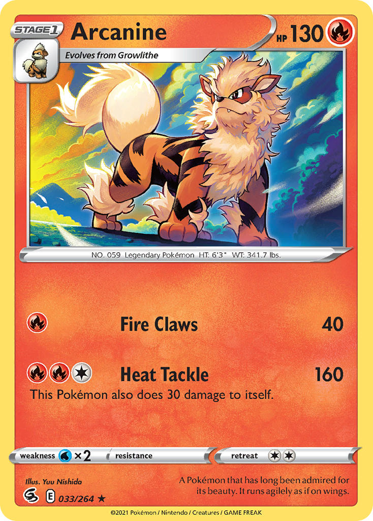 Arcanine | Fusion Strike 033/264