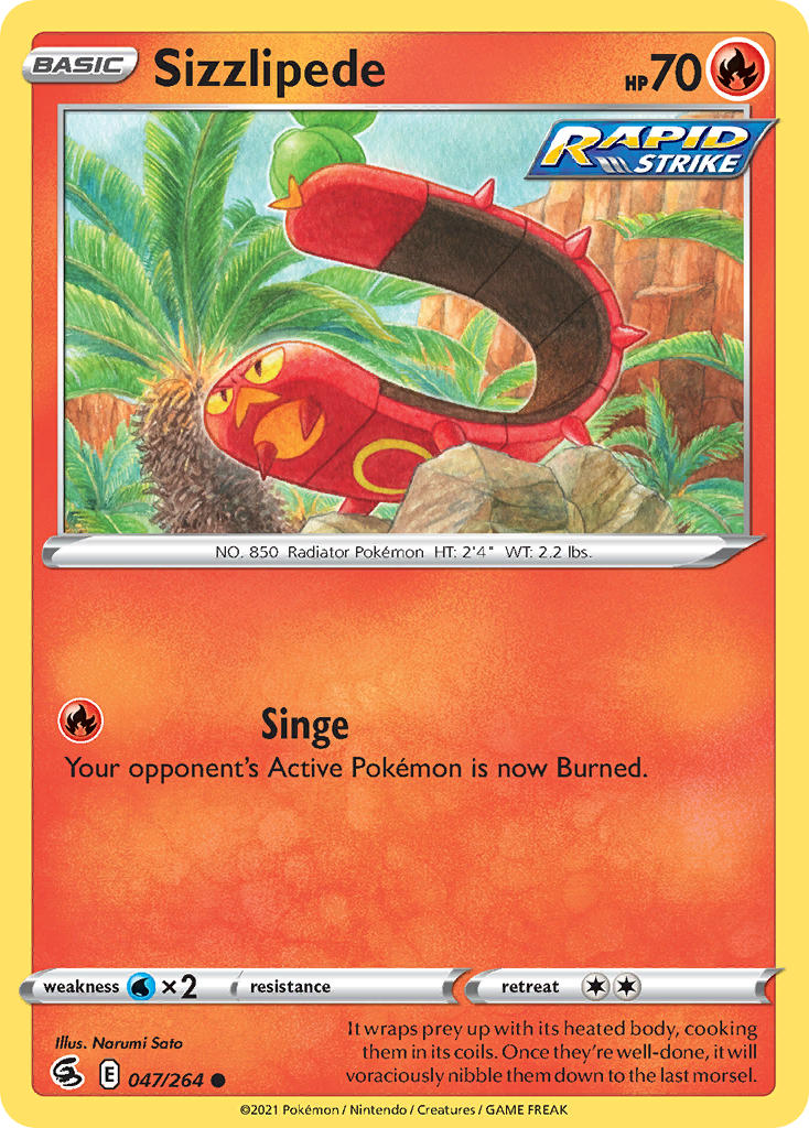 Sizzlipede | Fusion Strike 047/264