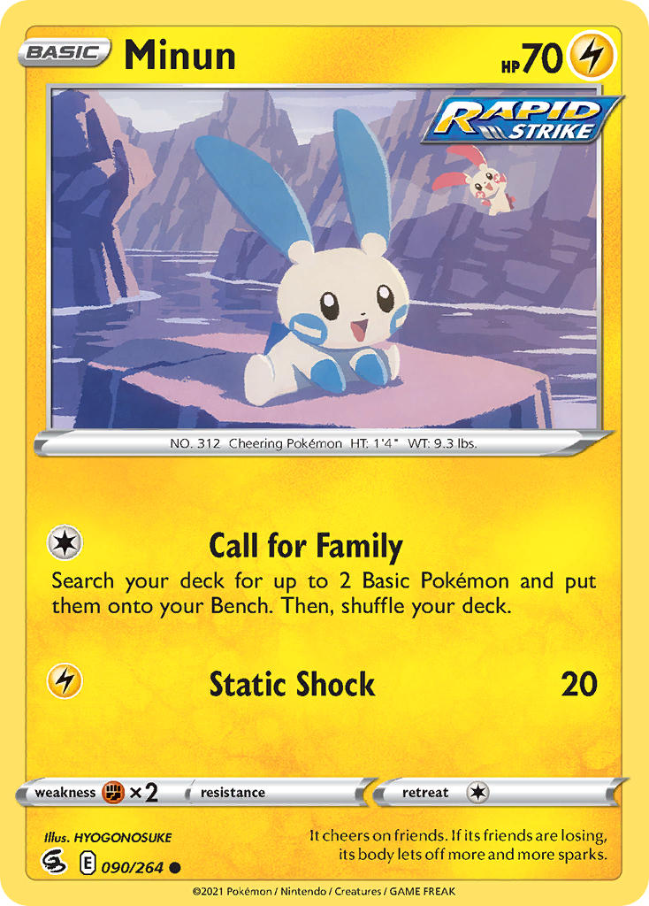 Minun | Fusion Strike 090/264