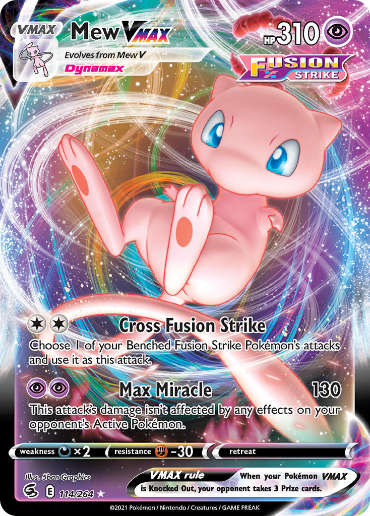 Mew VMax | Fusion Strike 114/264
