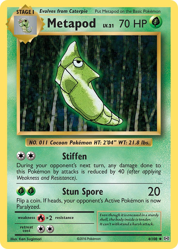 Metapod | Evolutions 004/108