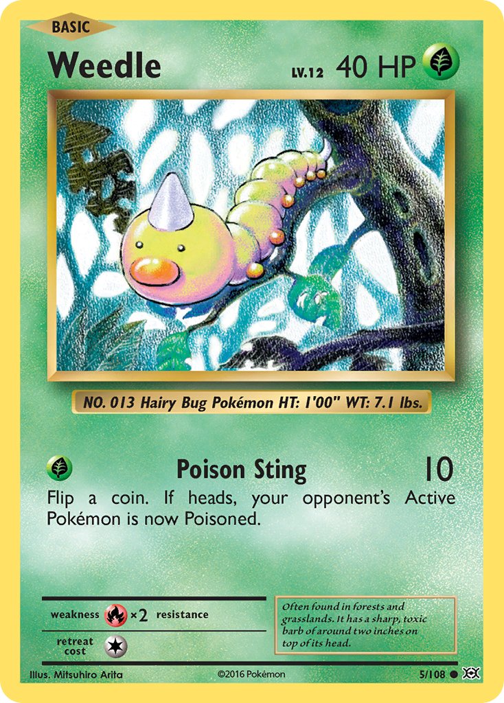 Weedle | Evolutions 005/108