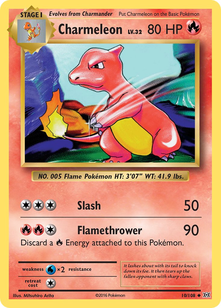 Charmeleon | Evolutions 010/108