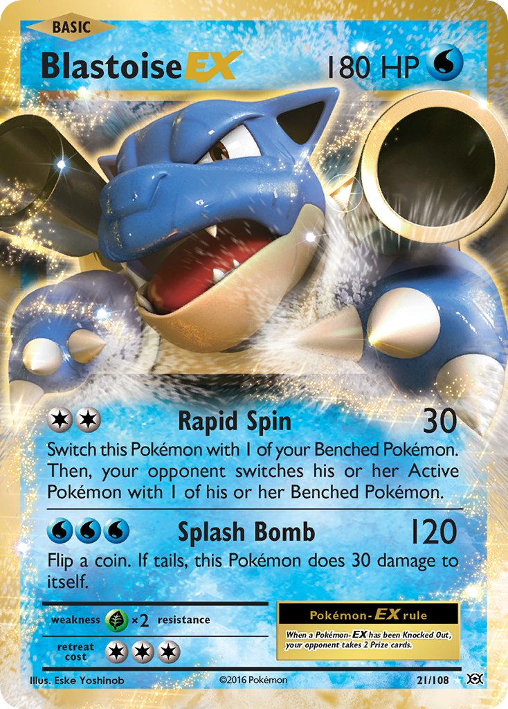 Blastoise EX | Evolutions 021/108