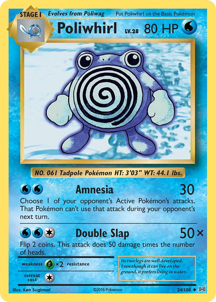 Poliwhirl | Evolutions 024/108