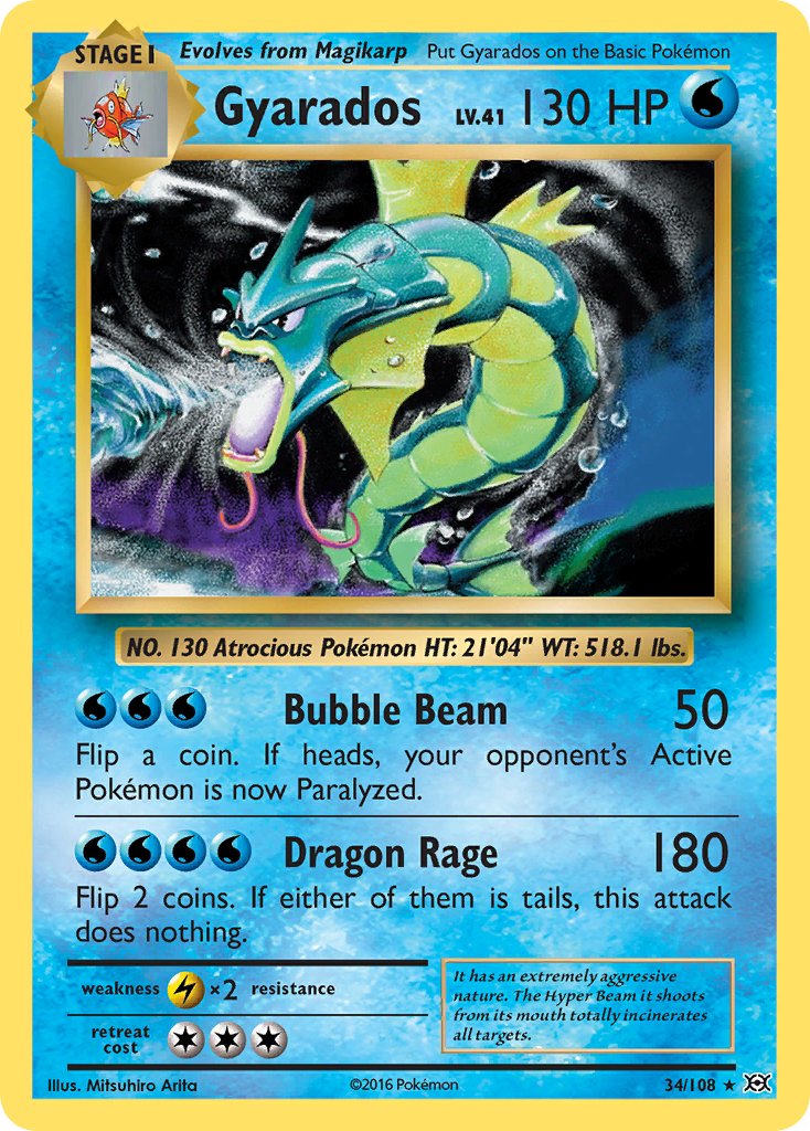 Gyarados | Evolutions 034/108