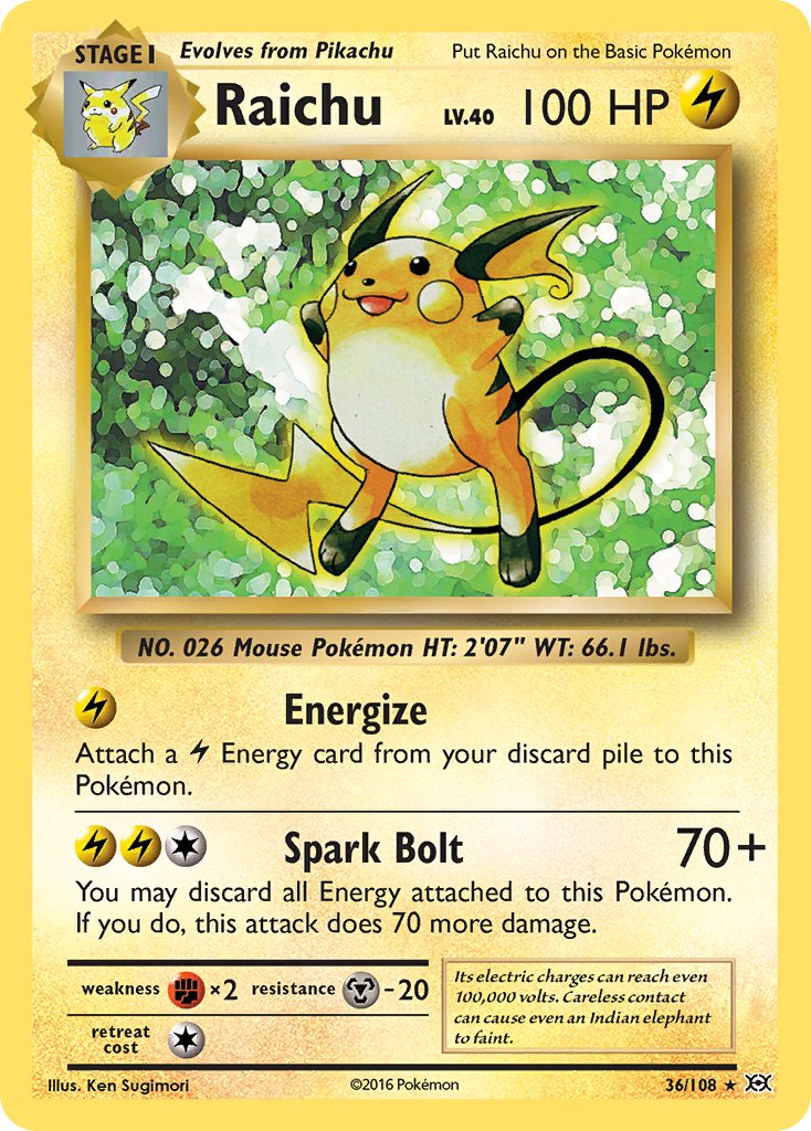 Raichu | Evolutions 036/108