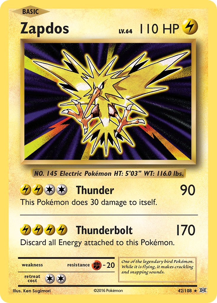 Zapdos | Evolutions 042/108