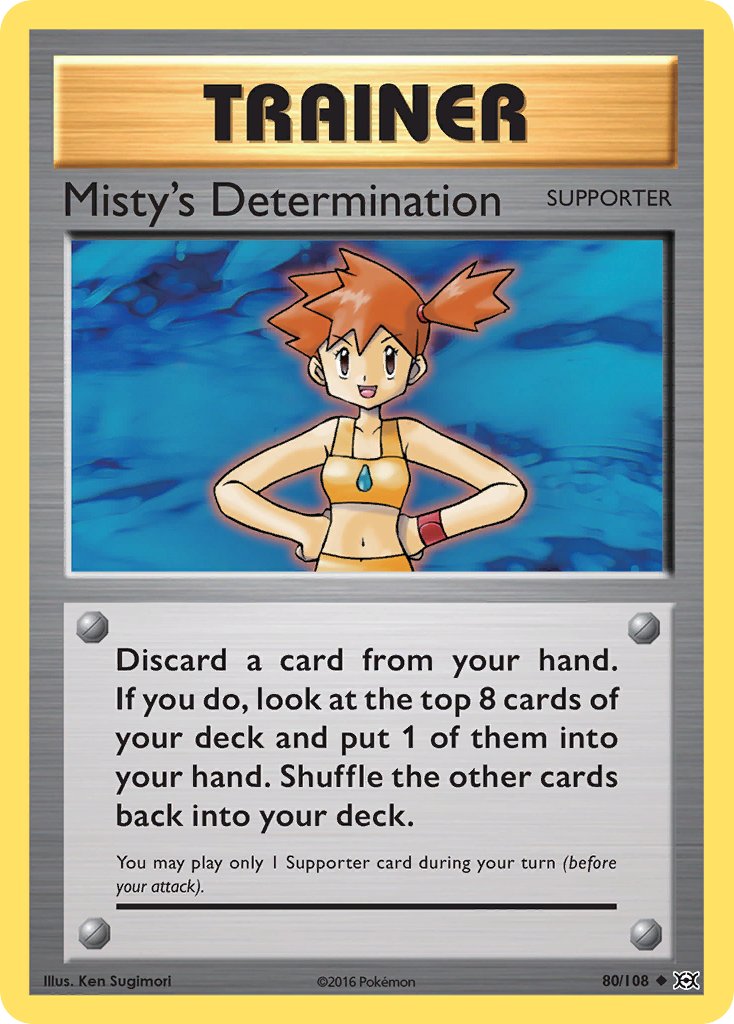 Misty's Determination | Evolutions 080/108