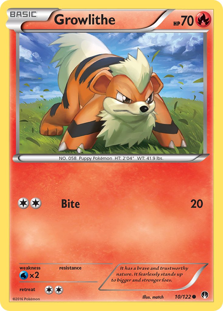 Growlithe | XY-BreakPoint 010/122