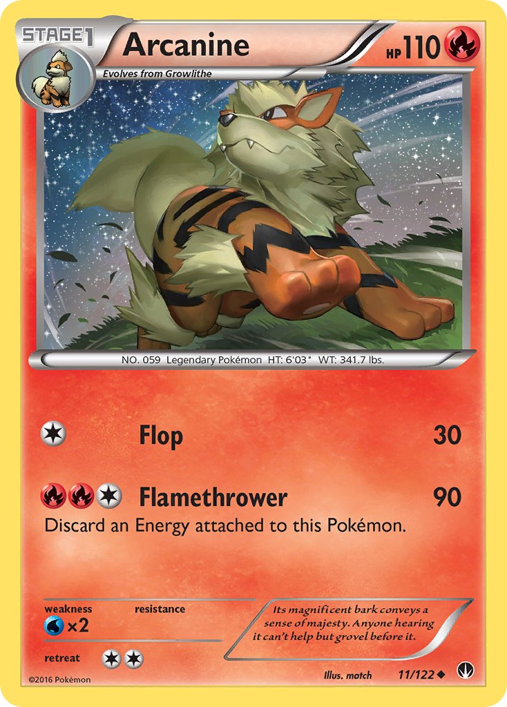 Arcanine | XY-BreakPoint 011/122