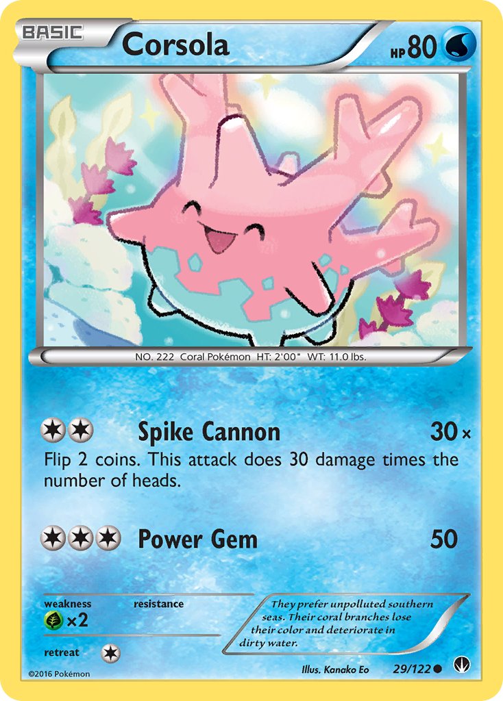 Corsola | XY-BreakPoint 029/122