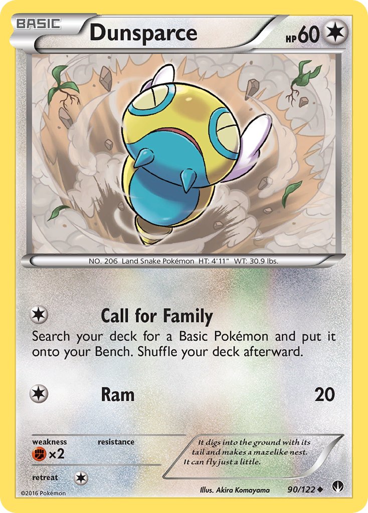 Dunsparce | XY-BreakPoint 090/122