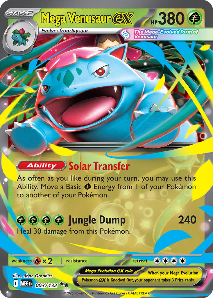 Mega Venusaur ex | Mega Evolution 3/132