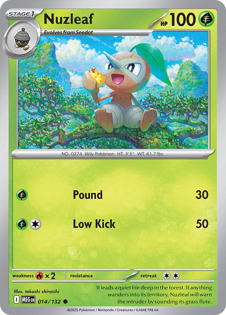 Nuzleaf | Mega Evolution 14/132