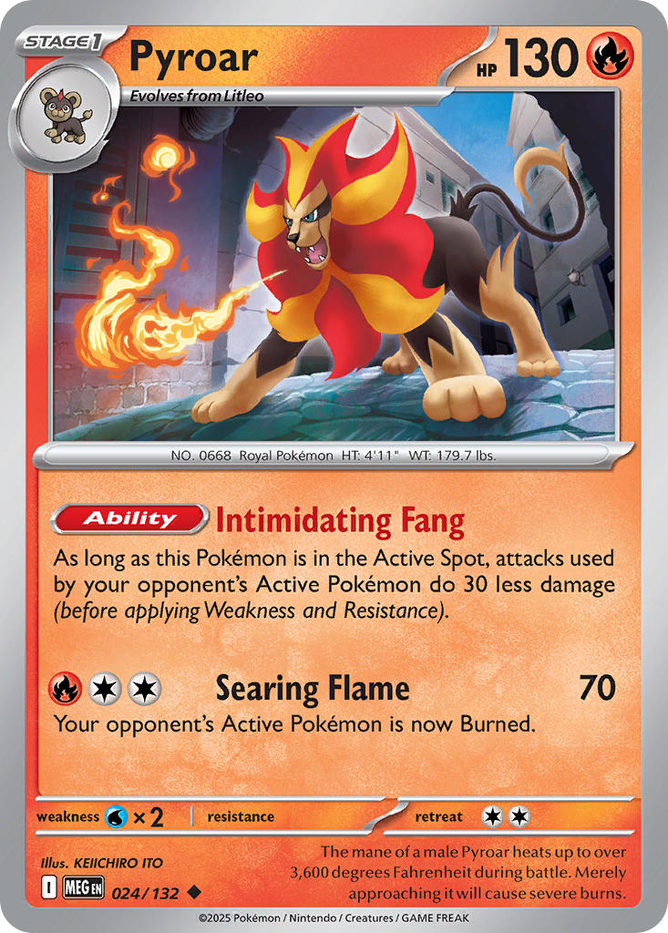 Pyroar | Mega Evolution 24/132