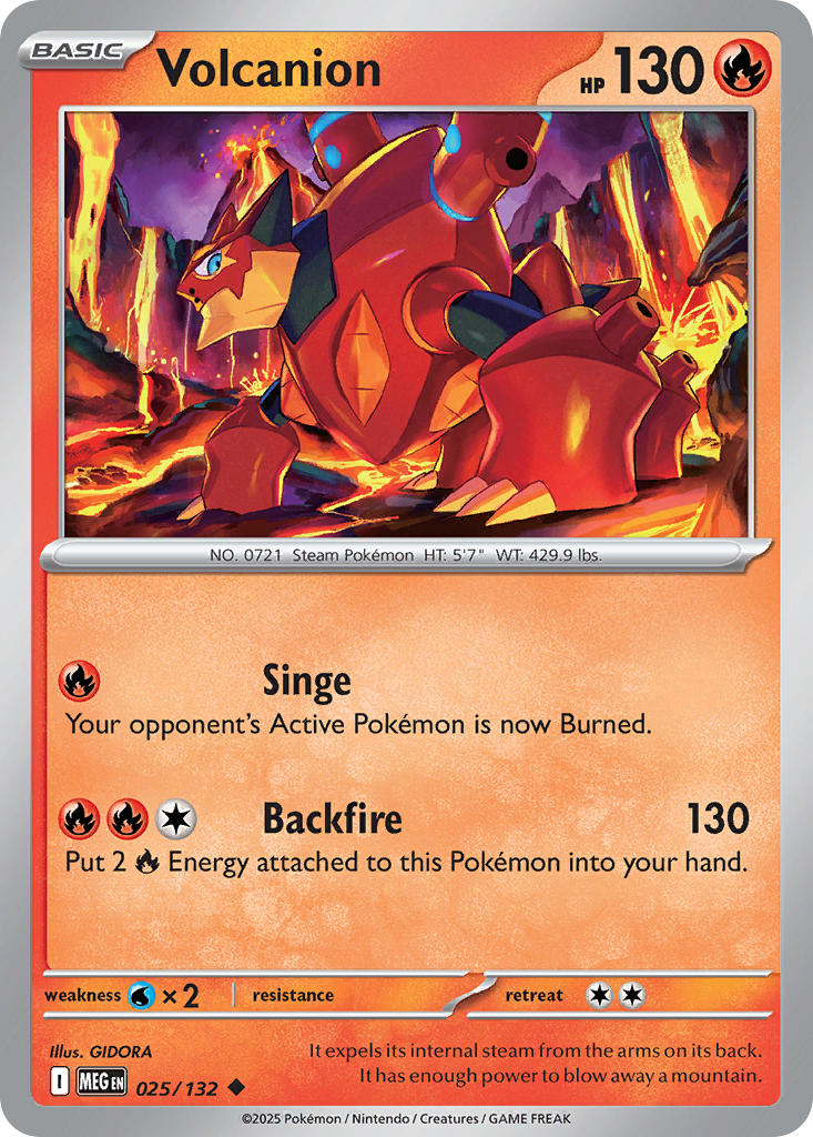 Volcanion | Mega Evolution 25/132