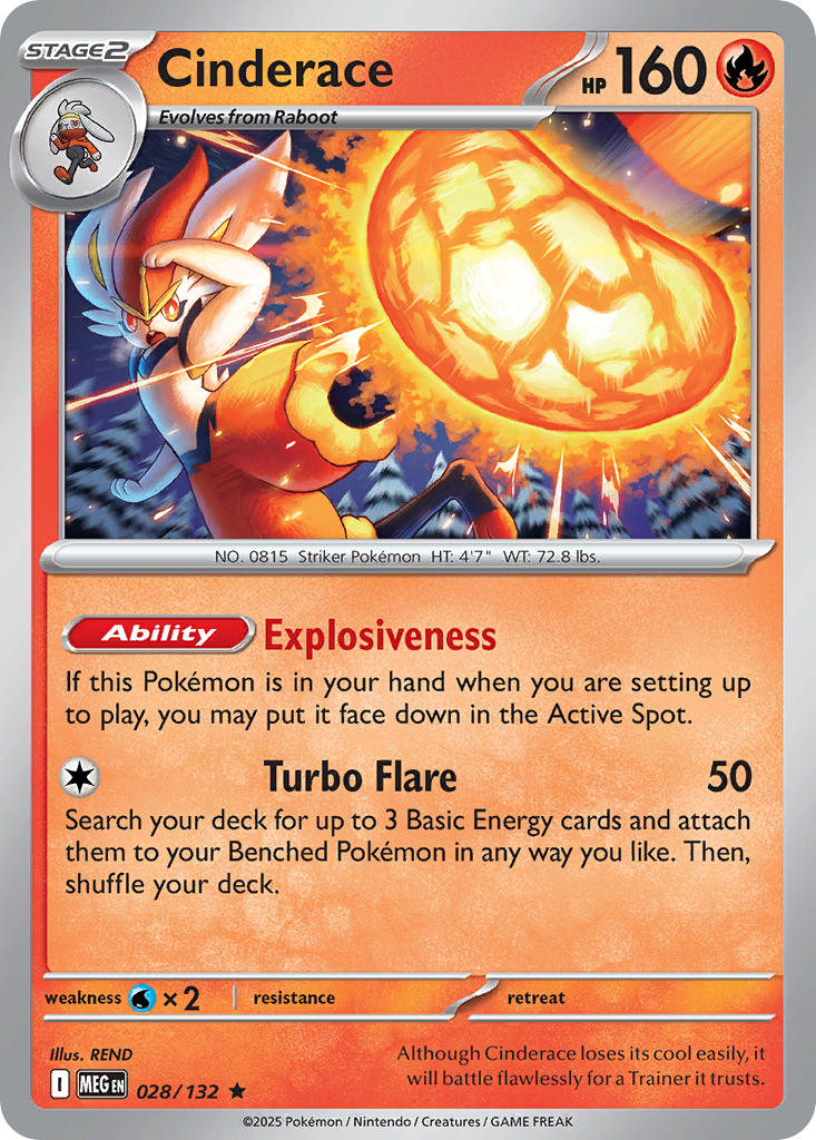Cinderace | Mega Evolution 28/132