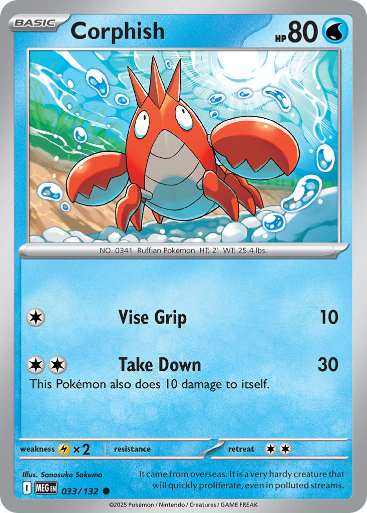 Corphish | Mega Evolution 33/132