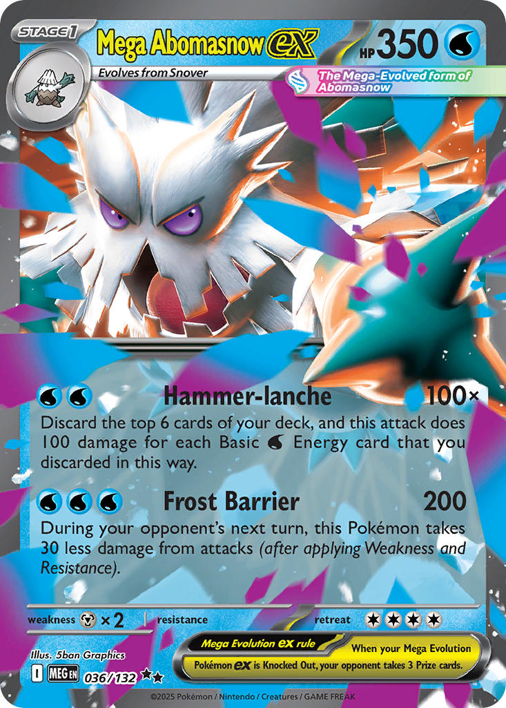 Mega Abomasnow ex | Mega Evolution 36/132