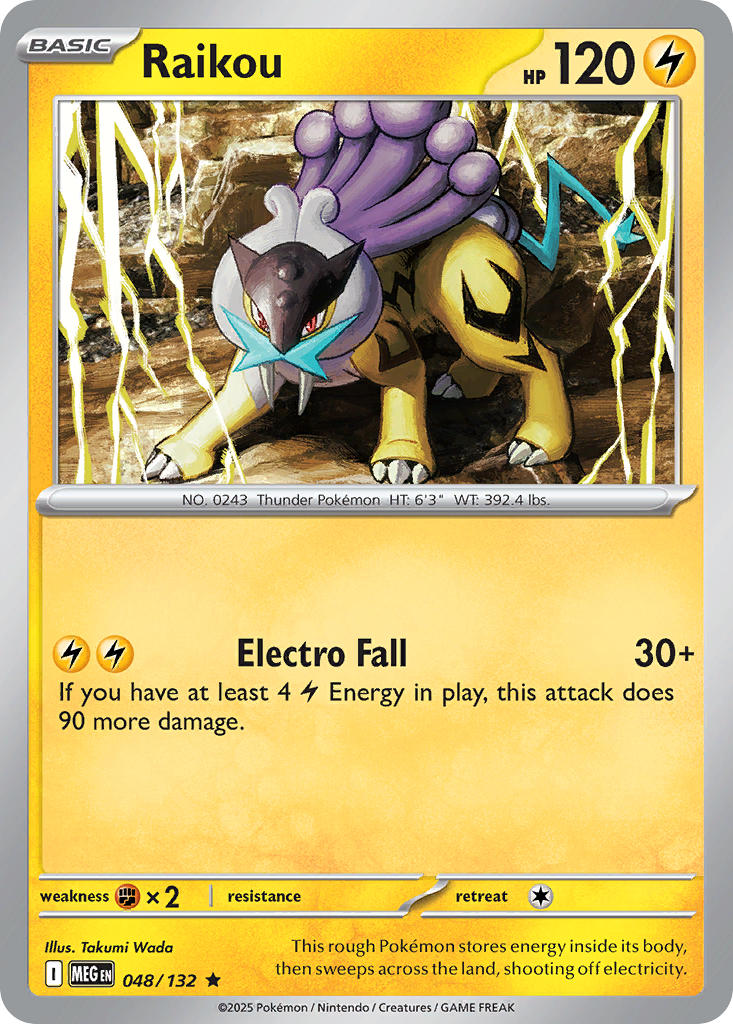 Raikou | Mega Evolution 48/132
