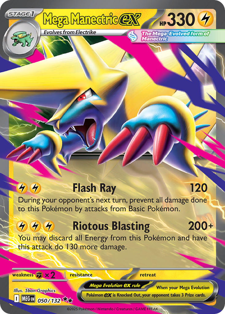 Mega Manectric ex | Mega Evolution 50/132