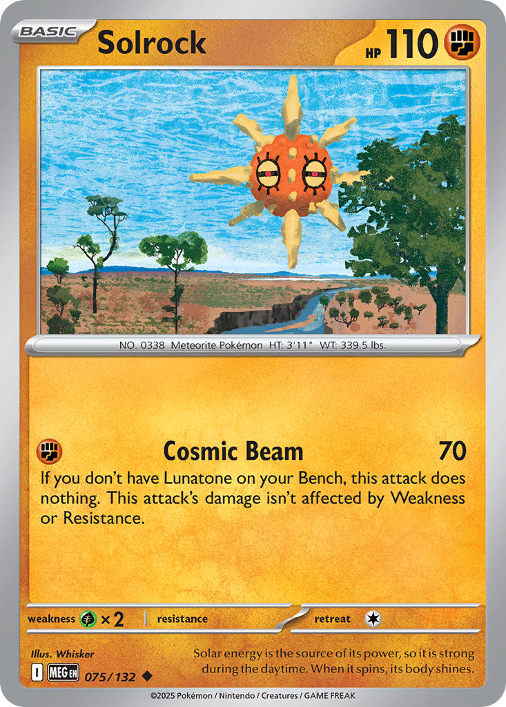 Solrock | Mega Evolution 75/132
