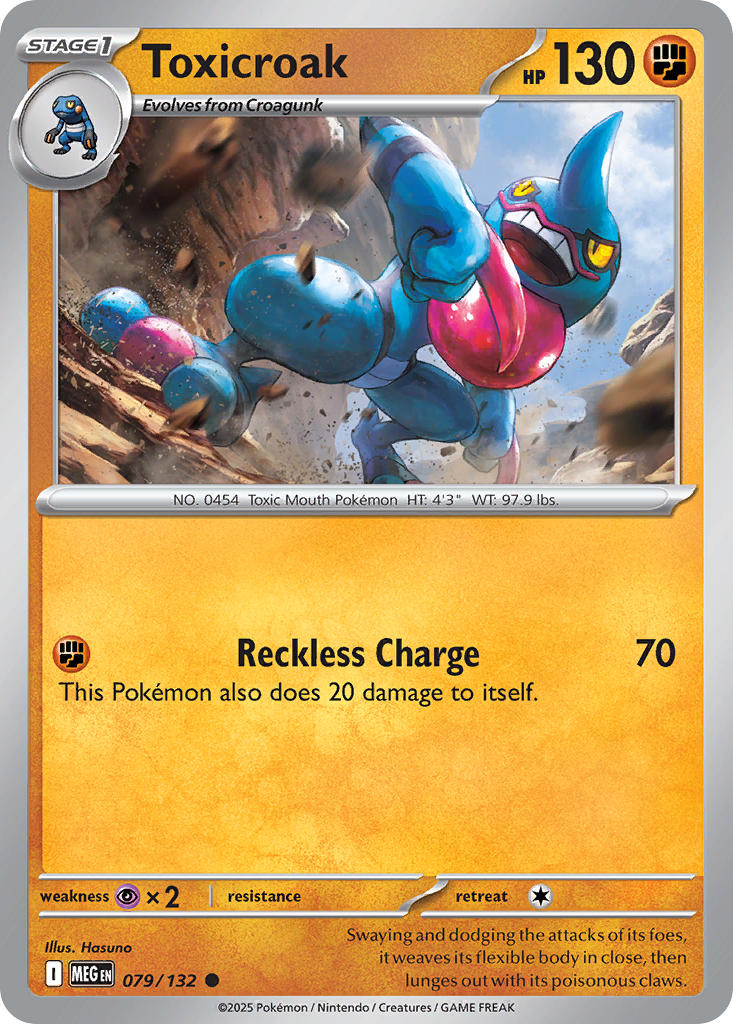 Toxicroak | Mega Evolution 79/132