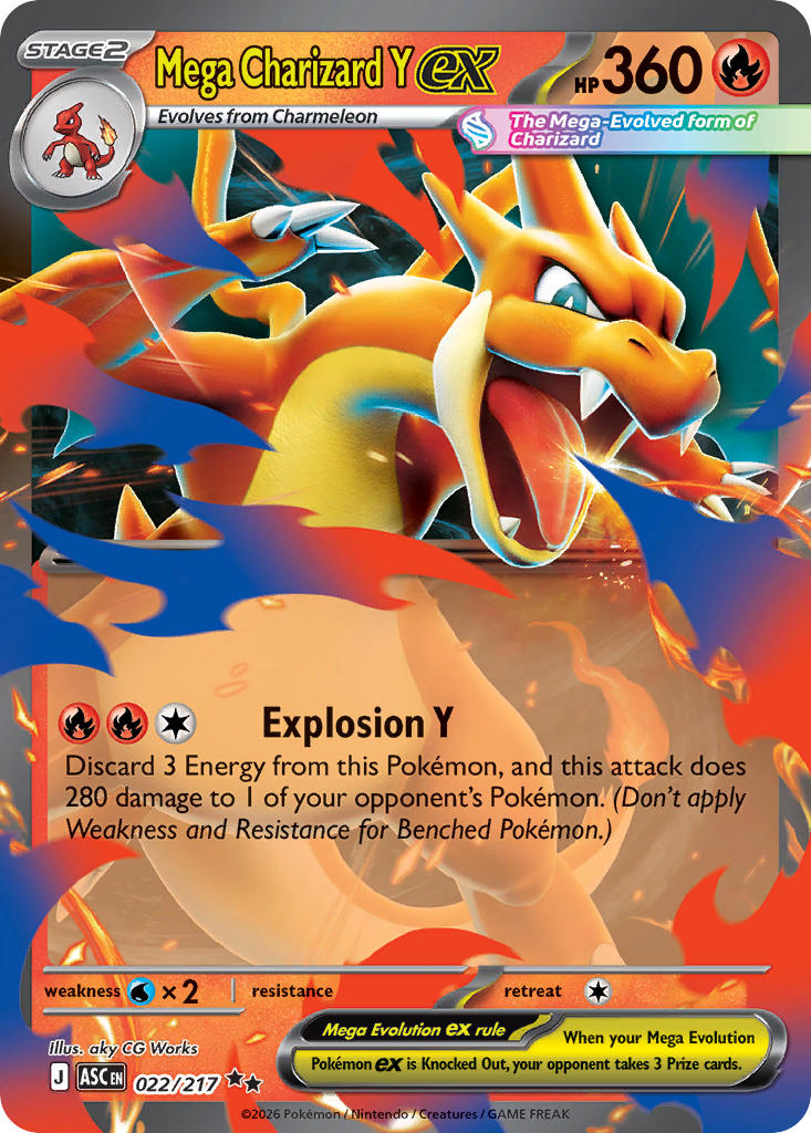 Mega Charizard Y ex | Ascended Heroes 22/217