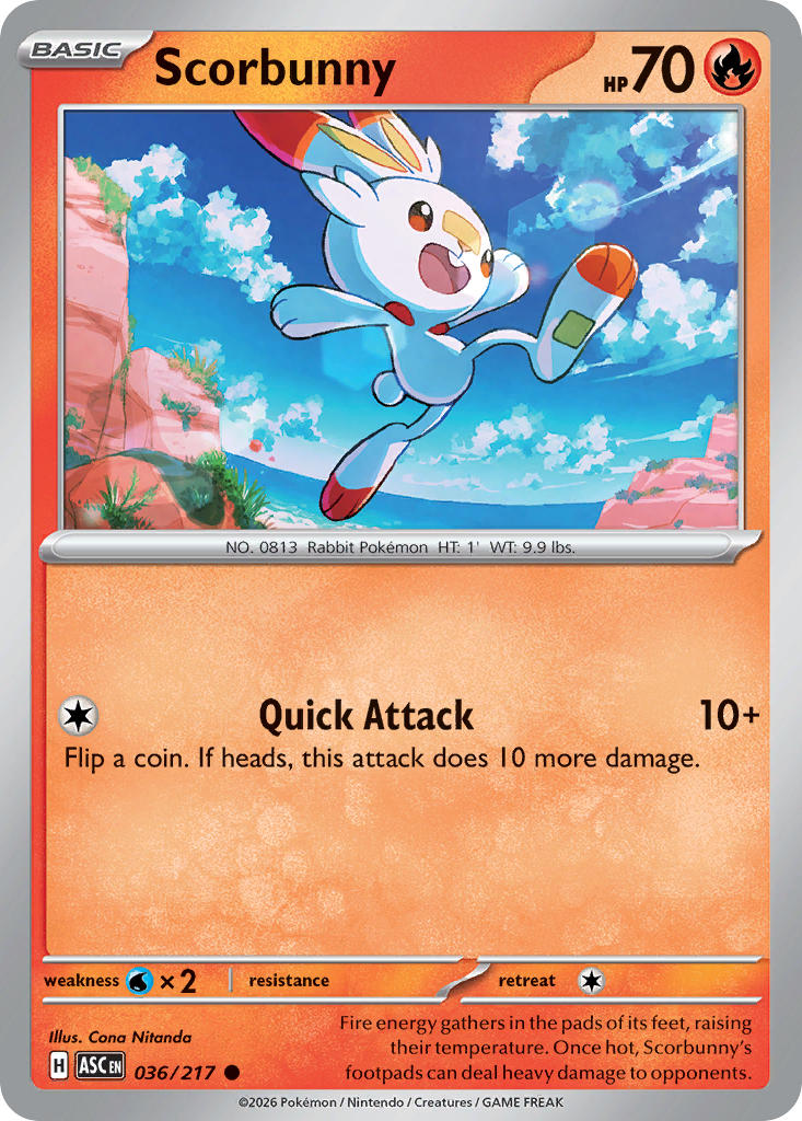 Scorbunny | Ascended Heroes 36/217