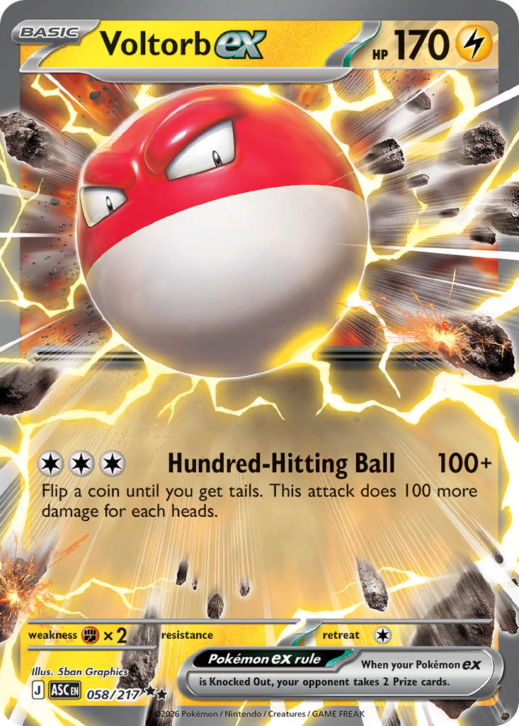 Voltorb ex | Ascended Heroes 58/217