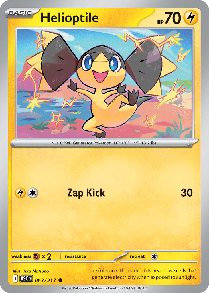 Helioptile | Ascended Heroes 63/217