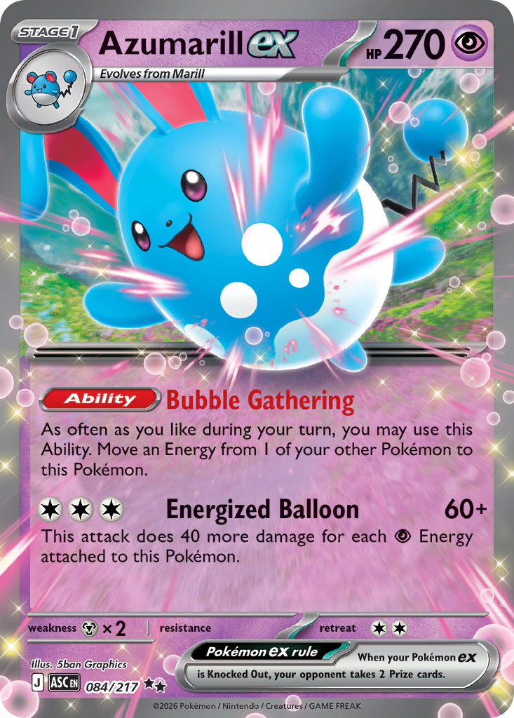 Azumarill ex | Ascended Heroes 84/217