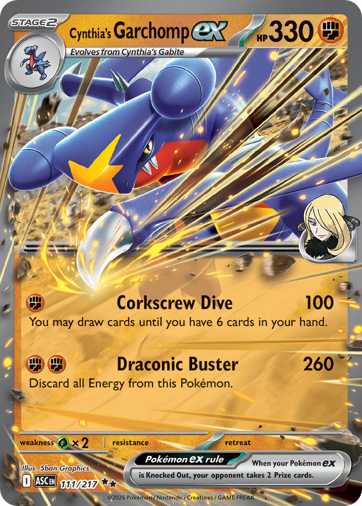 Cynthia's Garchomp ex | Ascended Heroes 111/217