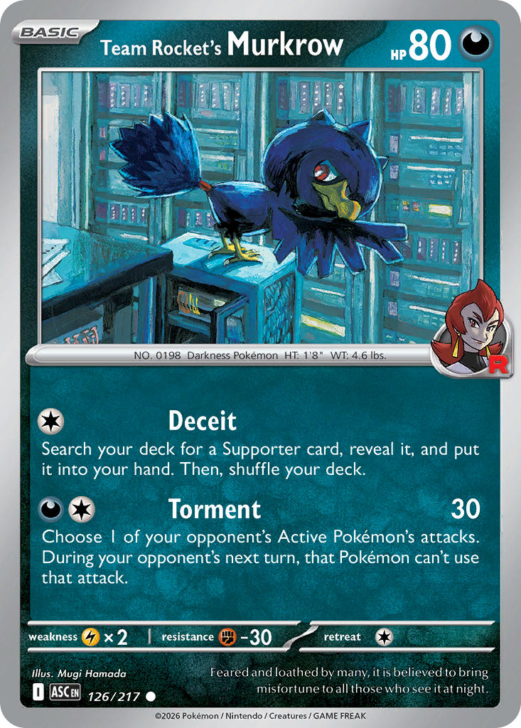Team Rocket's Murkrow | Ascended Heroes 126/217