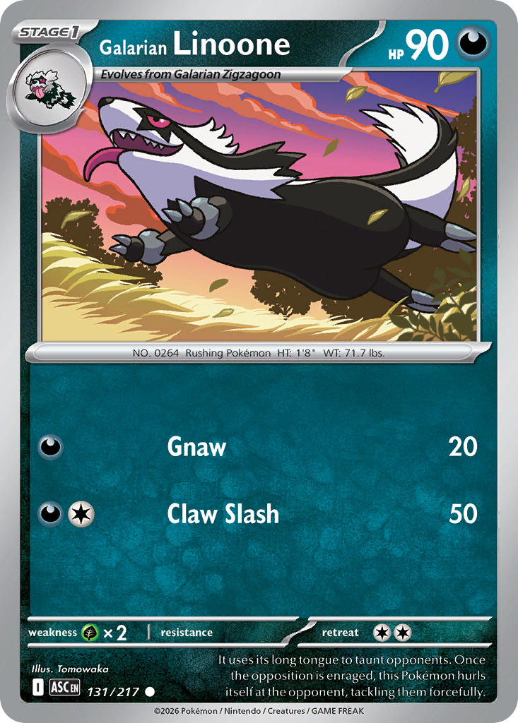 Galarian Linoone | Ascended Heroes 131/217