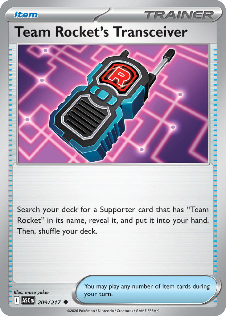 Team Rocket's Transceiver | Ascended Heroes 209/217