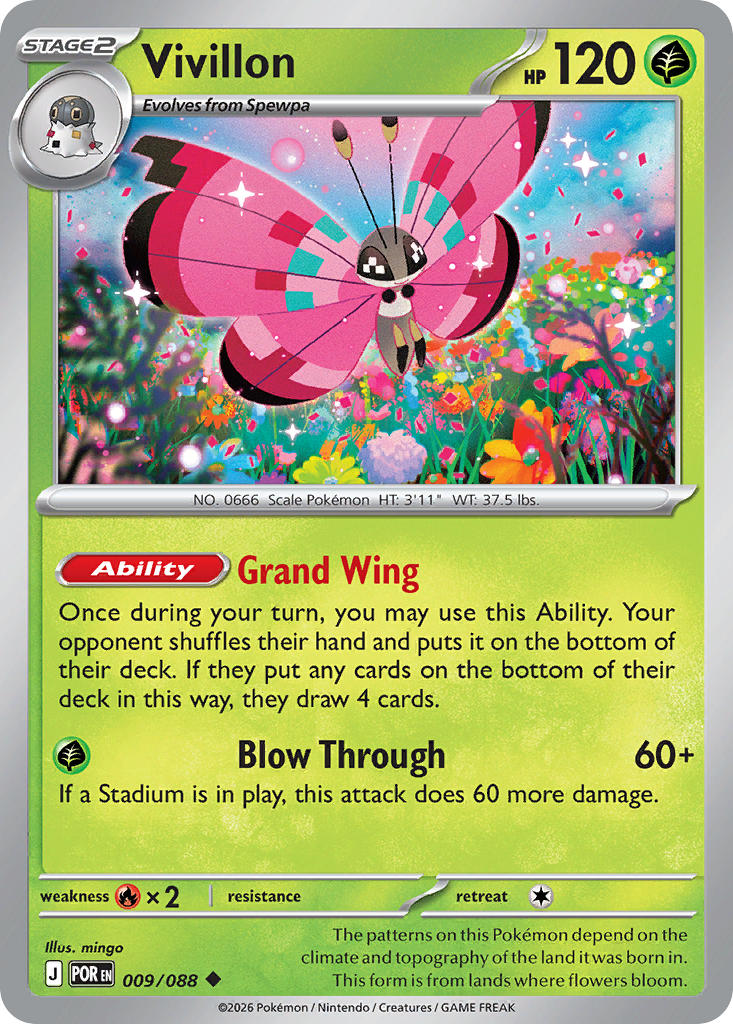 Vivillon | Perfect Order 009/088